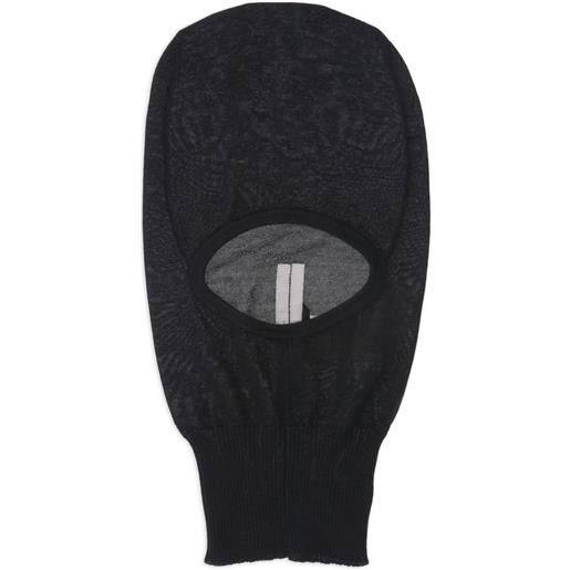 Rick Owens passamontagna skull - nero