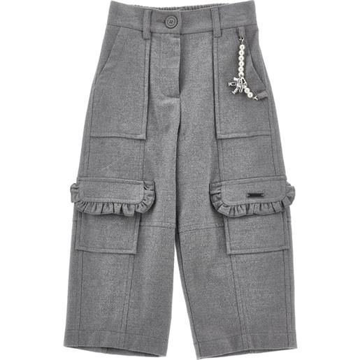 Monnalisa pantaloni cargo tasche