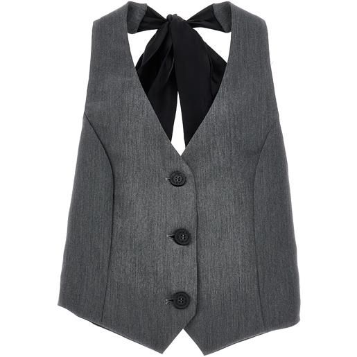 Monnalisa gilet top nodo elegante