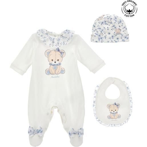 Monnalisa set tutina con teddy bear