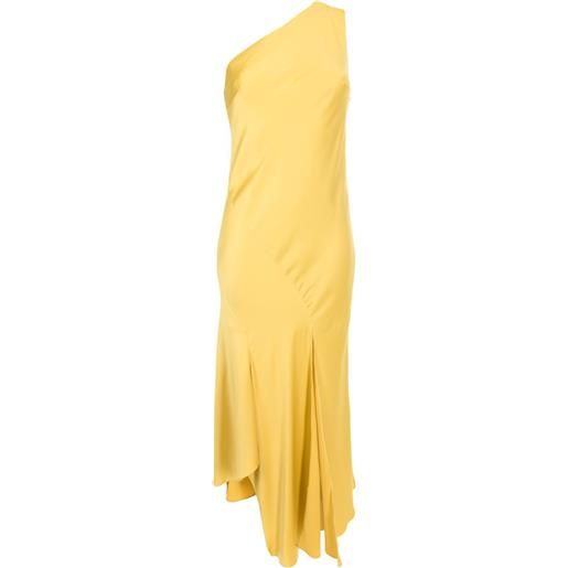 Lethicia Bronstein abito midi asimmetrico - giallo