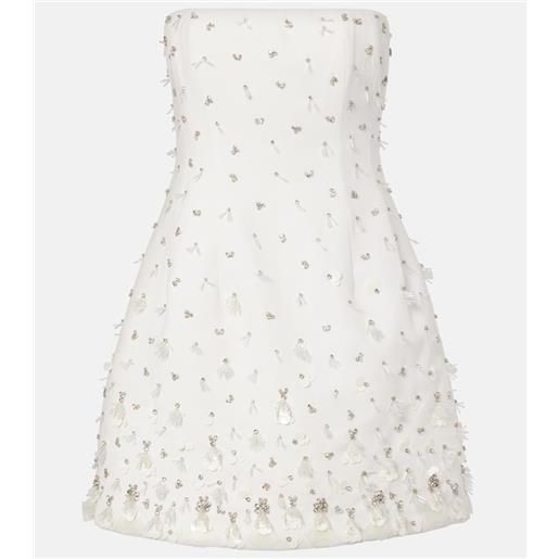 Simkhai abito corto yasmin con cristalli