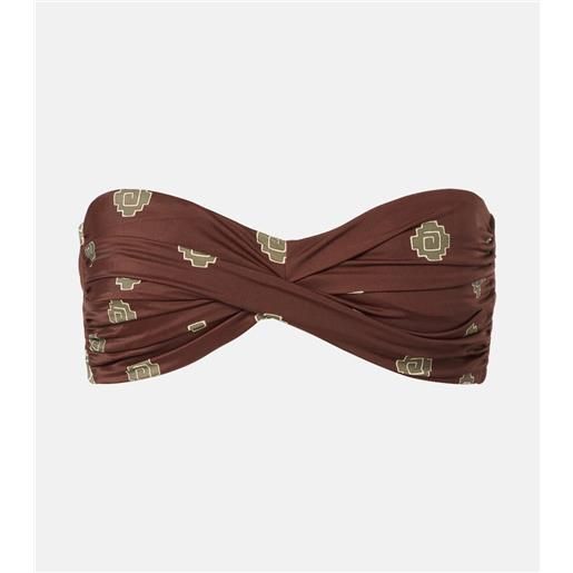 Johanna Ortiz top bikini sea sprite con stampa