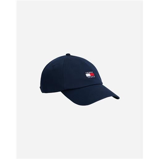 Tommy Hilfiger logo badge m - cappellino - uomo - blu navy