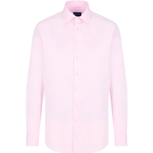 Giorgio Armani camicia in cotone - rosa