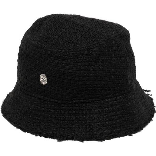 BAPE BLACK *A BATHING APE® x new era cappello bucket in tweed - nero