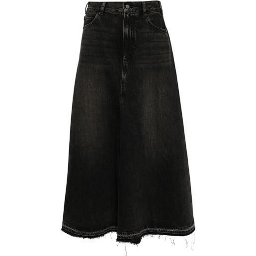 JNBY gonna denim con effetto vissuto - grigio
