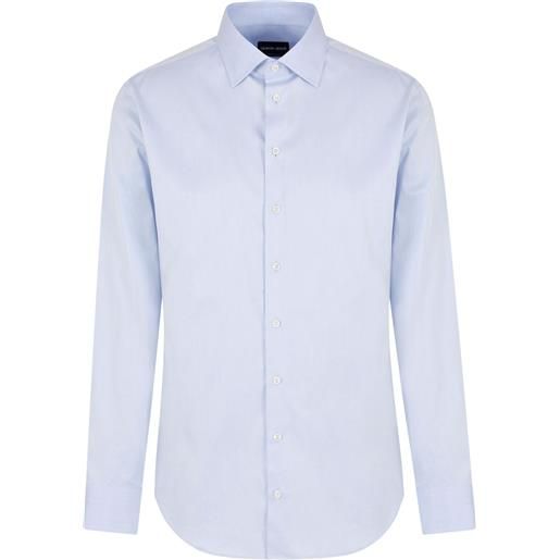 Giorgio Armani camicia in cotone - blu