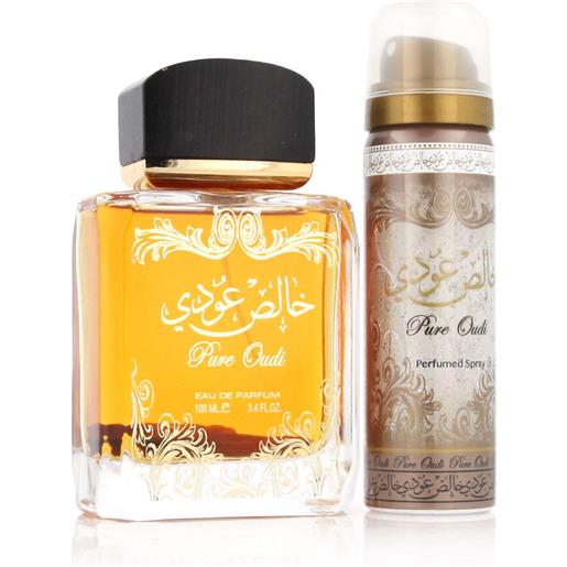 Lattafa pure oudi edp 100 ml + deo spray 50 ml