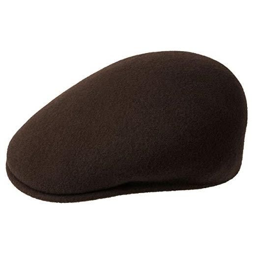 Kangol lana 504 cappuccio piatto, marrone (espresso), m unisex-adulto