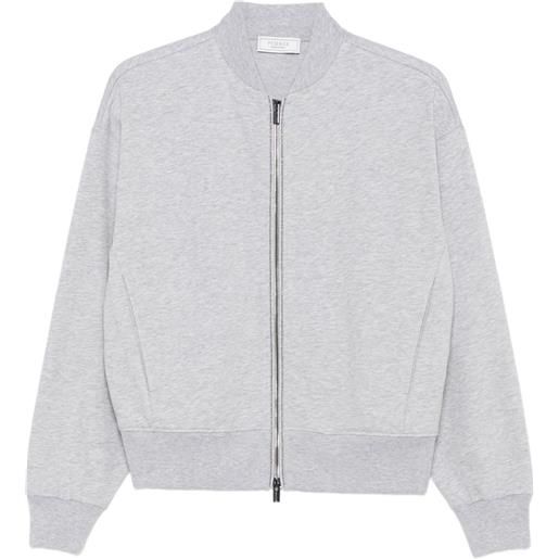 Peserico giacca con zip - grigio