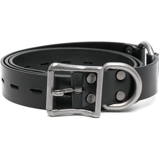 Martine Rose cintura in pelle - nero