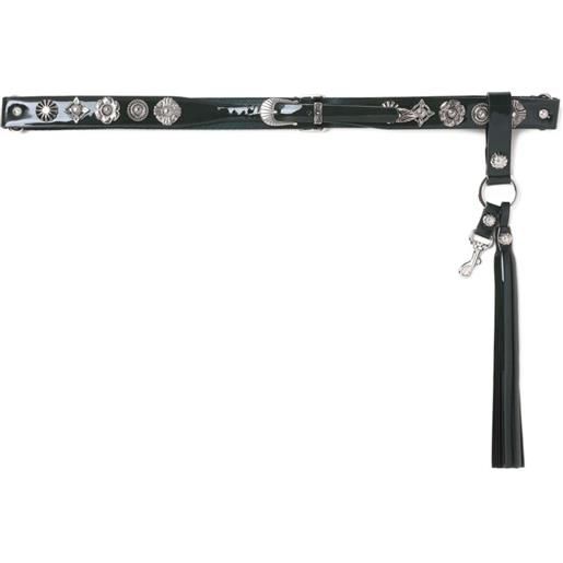 Toga cintura in pelle - verde