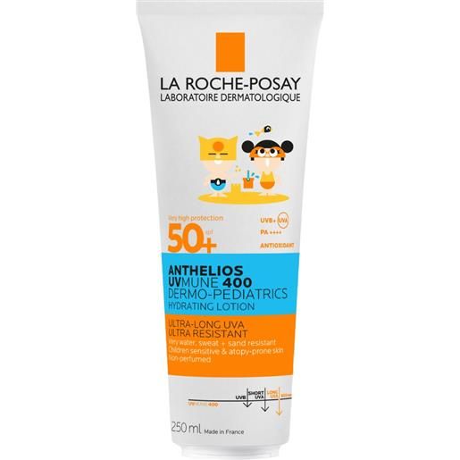 La Roche-Posay la roche anthelios d-ped uv mune latte protettivo spf50+ 250 ml