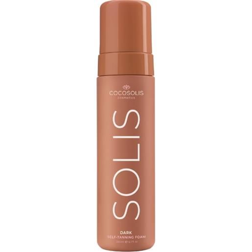 Cocosolis solis dark self-tanning foam mousse autoabbronzante dark 200 ml