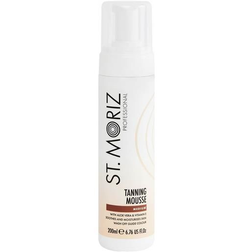 St. Moriz professional autoabbronzante in mousse per corpo e viso tonalità media 200 ml