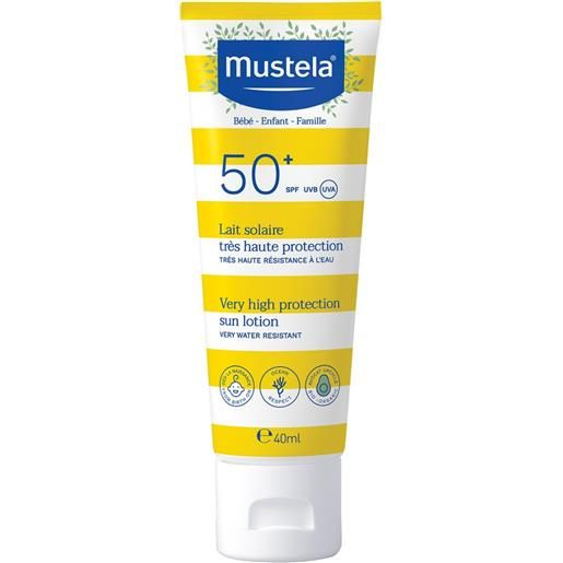 Mustela sun latte solare spf 50+ per il viso 40 ml