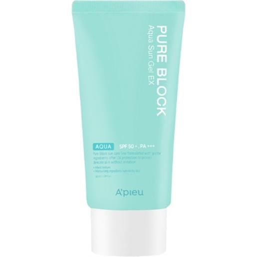 A'Pieu Cosmetics a'pieu pure block aqua sun gel ex spf50+ pa+++ gel solare viso