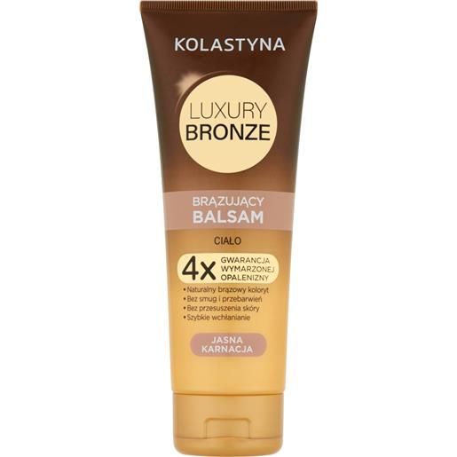 Kolastyna luxury bronze balsamo autoabbronzante pelle chiara 200 ml