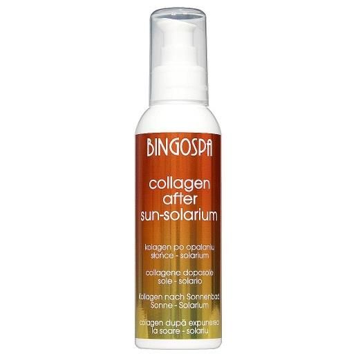 Bingospa balsamo doposole sole/solarium con collagene