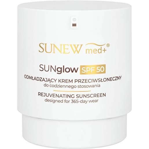 Sunewmed+ sunglow spf50 - crema protettiva con filtro per il viso 80 ml