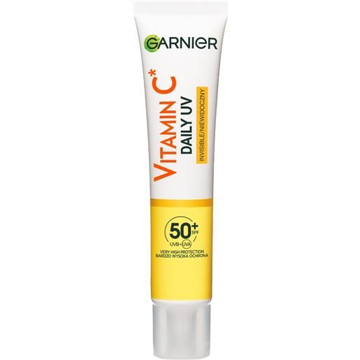 Garnier skin naturals vitamin c uv daily spf50+ fluido viso 40 ml invisible
