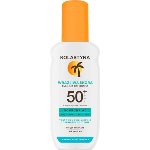 Kolastyna sun spf50+ spray solare per pelle sensibile spf50+ 150 ml
