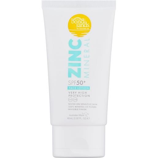 Bondi Sands mineral face lotion spf50+