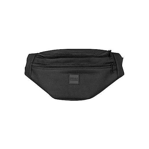 Urban Classics unisex double-zip shoulder bag blk/blk, one size