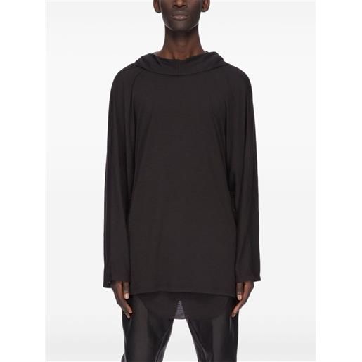 Rick Owens felpa con cappuccio - nero
