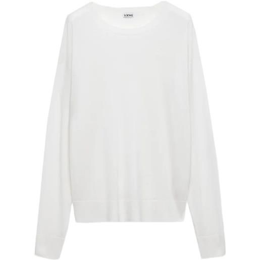 LOEWE maglione in lana - bianco
