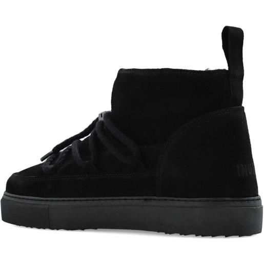 Inuikii stivaletti in pelle scamosciata - nero