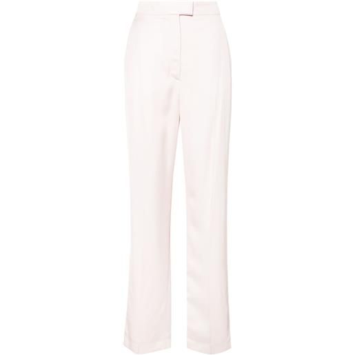 Alexander McQueen pantaloni sartoriali dritti - rosa