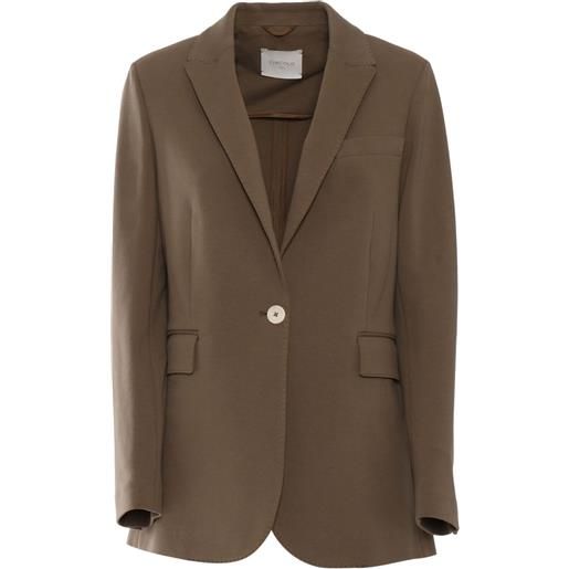 Circolo 1901 blazer con bottone singolo - marrone