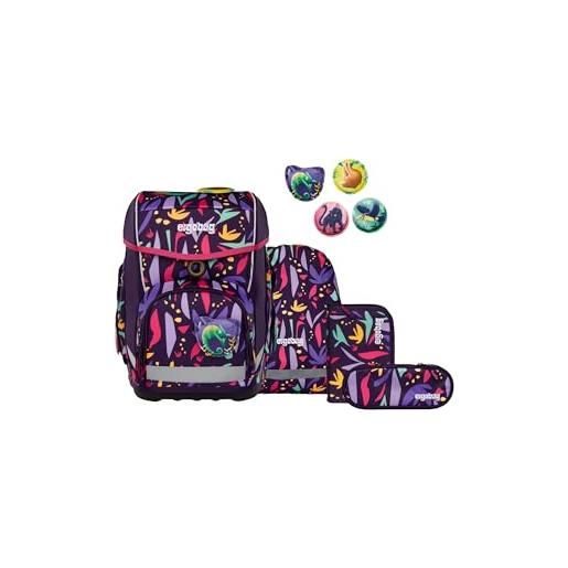 ergobag cubo set zaino scolastico ergonomico classico 5 pezzi prima elementare