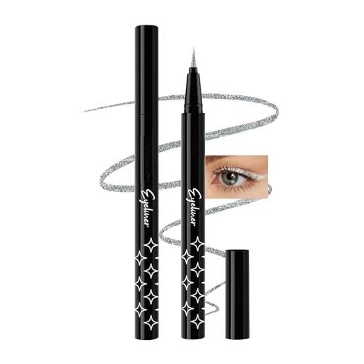 Lestpola eyeliner, matita per eyeliner, con finitura metallizzata, impermeabile, a lunga durata, liscia, colorata, eyeliner, eyeliner, eyeliner colorato, highly pigmentato, per stage party-01
