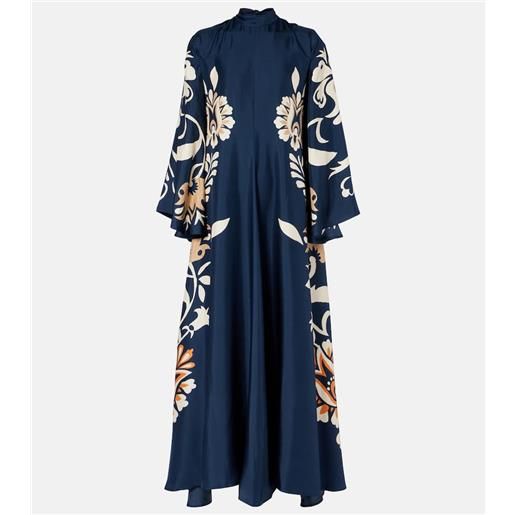 La DoubleJ abito lungo magnifico in twill di seta