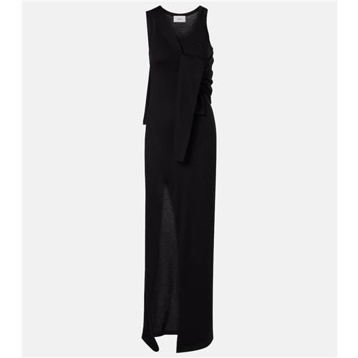 Coperni abito lungo in jersey di misto cotone