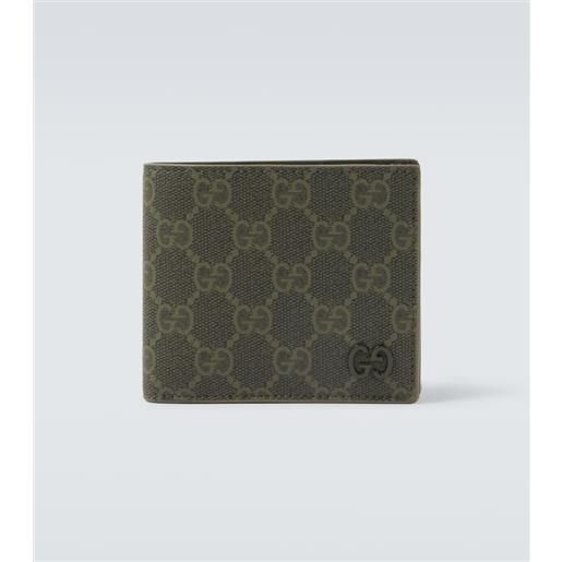 Gucci portafoglio in canvas gg