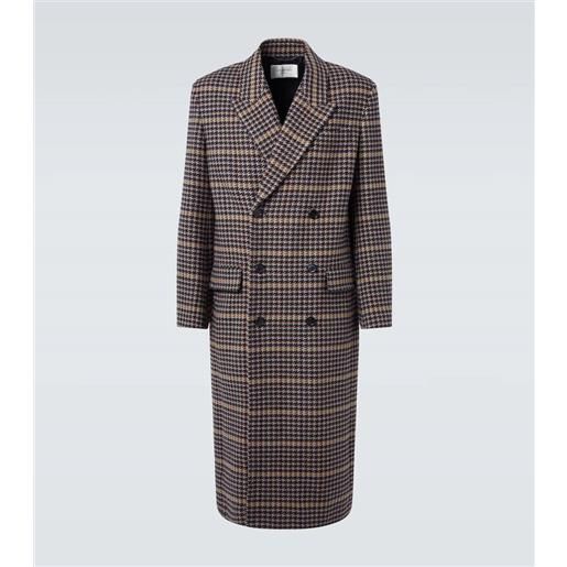 Saint Laurent soprabito in lana pied-de-poule