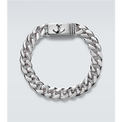Mateo bracciale anchor lock in argento sterling