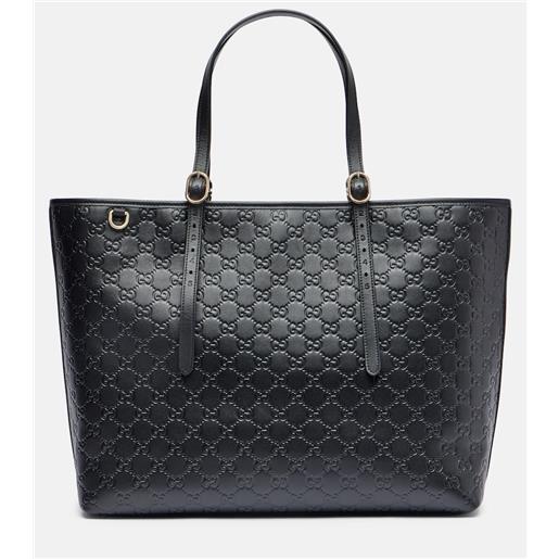Gucci borsa gg emblem large in pelle
