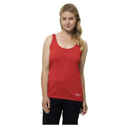 Jack Wolfskin pack & go maglietta tango arancione s