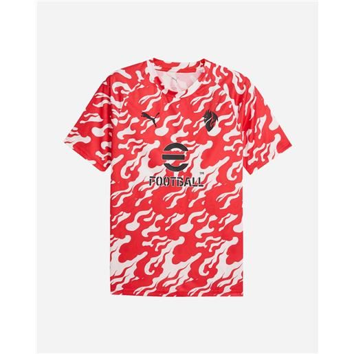 Puma milan prematch 25-26 m - abbigliamento calcio ufficiale - uomo - color mix