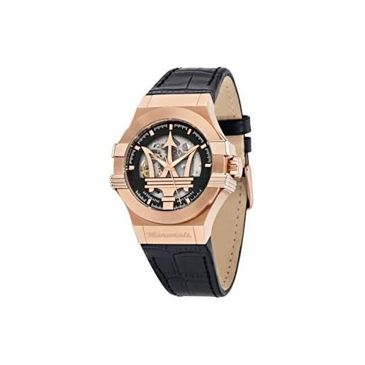Maserati potenza orologio uomo limited edition, automatico, analogico - r8821108017