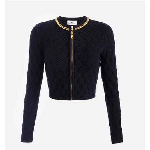 ELISABETTA FRANCHI cardigan with jewel detail