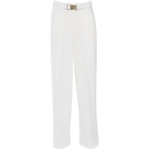 Max Mara pantaloni neottia con cintura - bianco