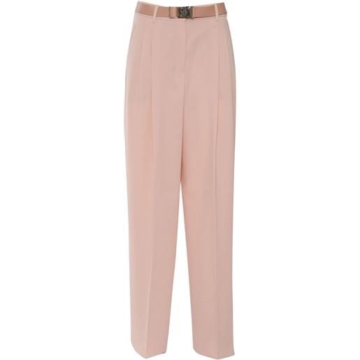 Max Mara pantaloni neottia con cintura - rosa
