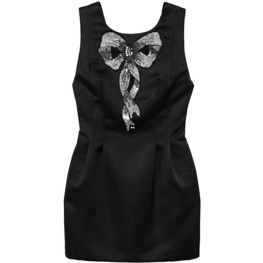 Elisabetta Franchi abito con strass - nero