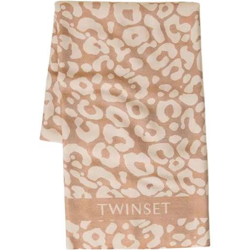 TWINSET stola jacquard animalier